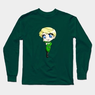 Chibi Green Jaguar Long Sleeve T-Shirt